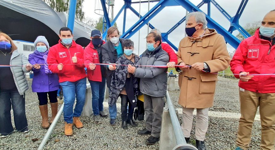 Inauguran servicio de agua potable rural en Huentelelfu Río Negro