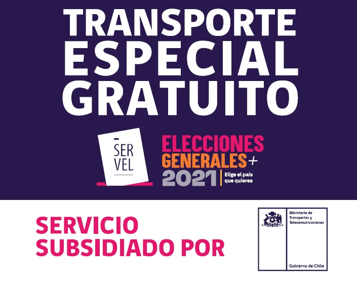 Servicio de Transporte Público Gratuito de Pasajeros, 19.12.2021