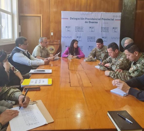 Delegada Provincial de Osorno, encabeza reunión de coordinación, para garantizar un proceso electoral tranquilo