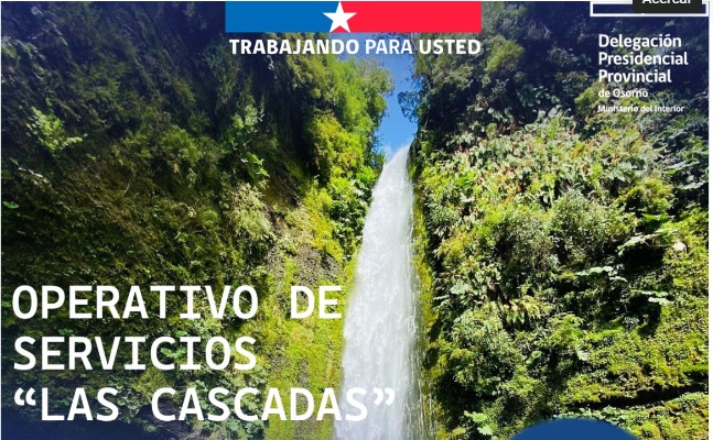 “Gobierno en Terreno” llega a Las Cascadas: vecinos podrán realizar trámites clave este sábado